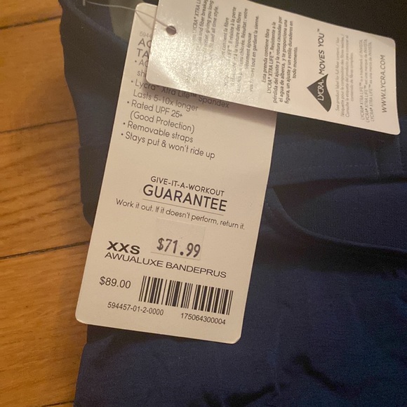 Athleta blue work out top! New! - Picture 2 of 6